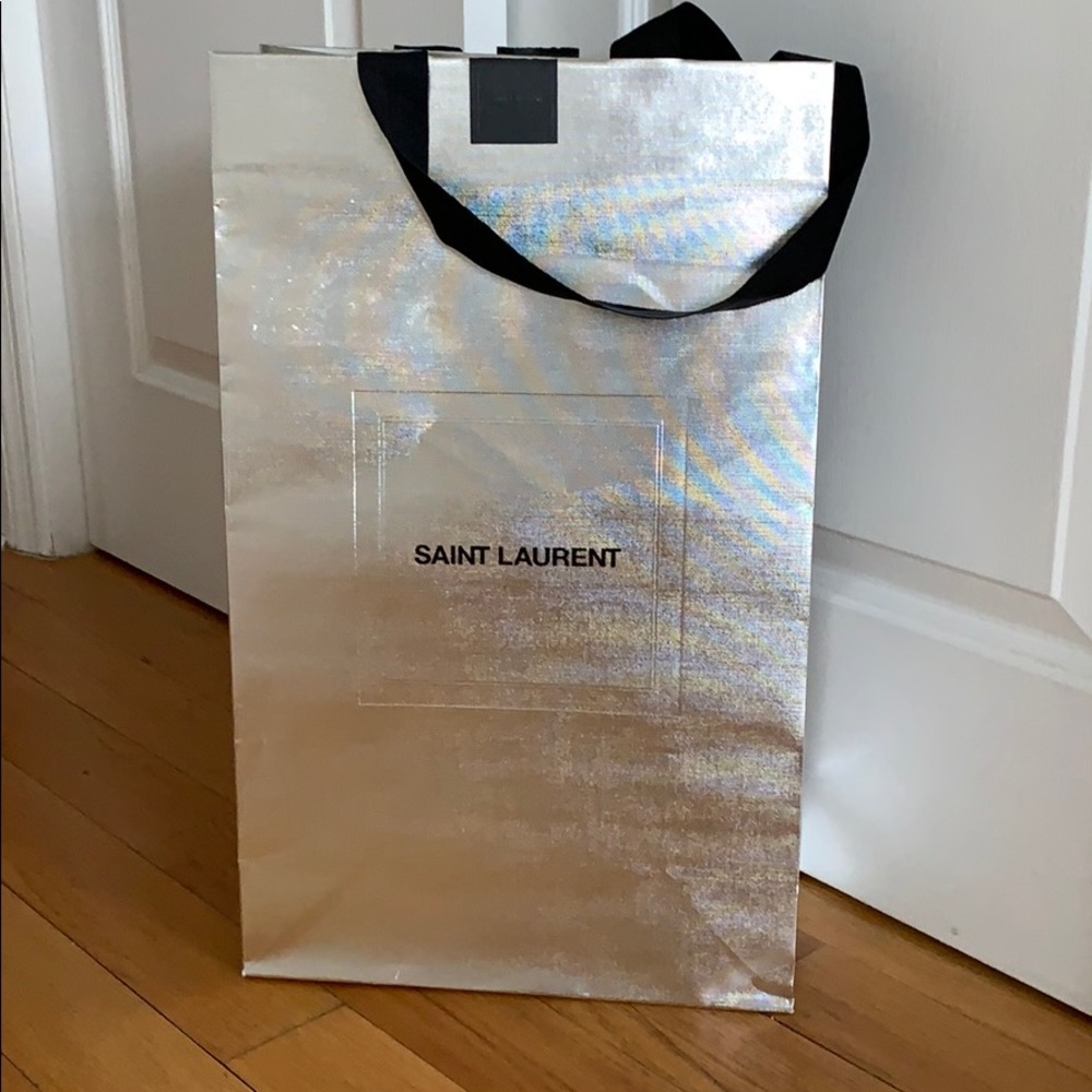 Saint Laurent empty paper bag Lg